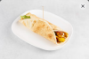 Tortilla z gruszką i serem pleśniowym