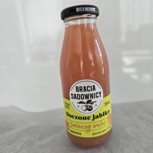 Sok tłoczone jabłko, jeżyna jagoda Bracia Sadowscy 250ml