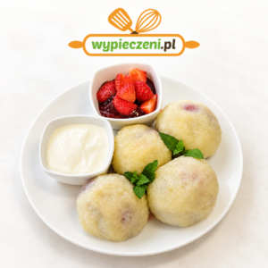 Knedle z truskawkami 4 szt