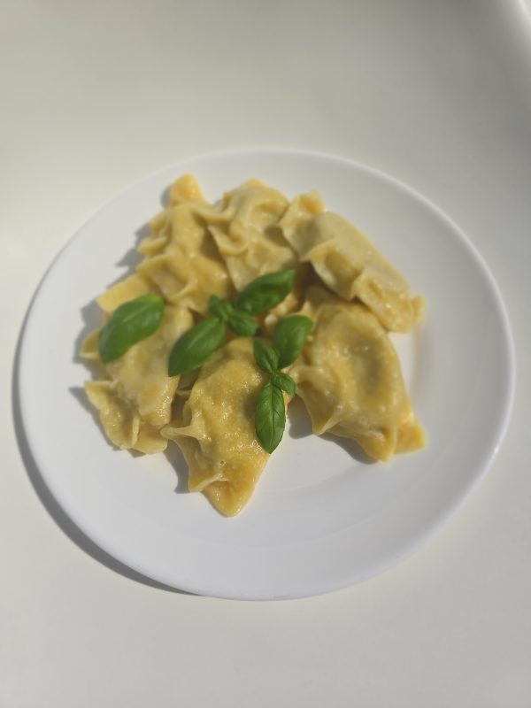 Pierogi Ruskie Z Czarnymi Truflami I Masełkiem Truflowym podsmażane 6szt.