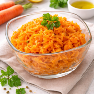 Surówka z marchewek i jabłuszek