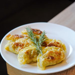 Pierogi z kaczki z żurawiną podsmażane 6 szt.