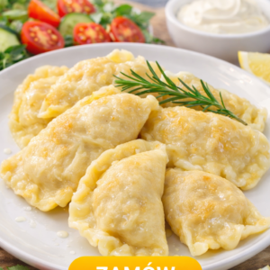 Pierogi z mięsem i cebulką gotowane 6szt.