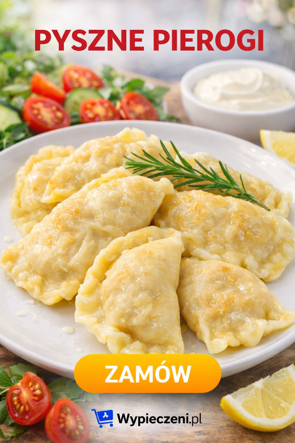 Pierogi z mięsem i cebulką gotowane 6szt.