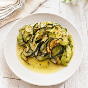 Grillowana cukinia w oliwie czosnkowo - ziołowej