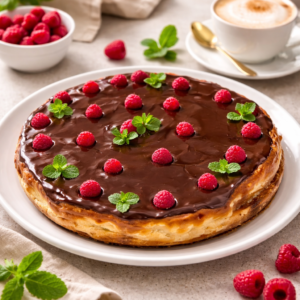 Kremowy Sernik Na Mascarpone Z Pistacjami Okrągły 28 cm.