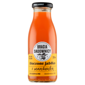 Sok tłoczony z jabłek i marchewki – Bracia Sadownicy 250 ml