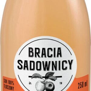 Sok tłoczony z jabłek – słodkie odmiany, Bracia Sadownicy 250 ml