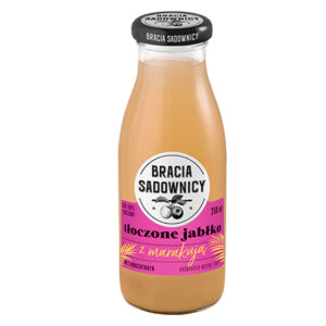 Sok tłoczony z jabłek i marakui – Bracia Sadownicy 250 ml